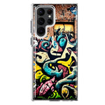 Samsung Galaxy S23 Ultra Urban Graffiti Wall Art Painting Hybrid Protective Phone Case Cover