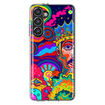 Samsung Galaxy S23 Plus Neon Rainbow Psychedelic Indie Hippie Indie King Hybrid Protective Phone Case Cover
