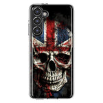 Samsung Galaxy S23 British UK Flag Skull Hybrid Protective Phone Case Cover