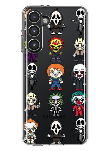 Samsung Galaxy S23 Plus Cute Classic Halloween Spooky Cartoon Characters Hybrid Protective Phone Case Cover