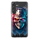 Samsung Galaxy S23 Plus Cyberpunk Machine Headphones Skull Double Layer Phone Case Cover