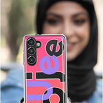 LG Aristo 5 Pink Purple Clear Funny Text Quote Boujee Hybrid Protective Phone Case Cover