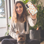 Samsung Galaxy A33 5G Cute Cartoon Mushroom Ghost Characters Hybrid Protective Phone Case Cover