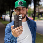 Samsung Galaxy A22 5G Black Clear Funny Text Quote Fckfomo Hybrid Protective Phone Case Cover