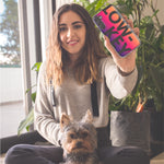 LG Aristo 5 Purple Pink Orange Clear Funny Text Quote Low Key Hybrid Protective Phone Case Cover