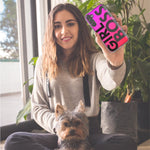 Samsung Galaxy A02S Pink Clear Funny Text Quote Girl Boss Hybrid Protective Phone Case Cover