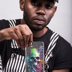 Samsung Galaxy A21 Fantasy Octopus Tentacles Skull Hybrid Protective Phone Case Cover