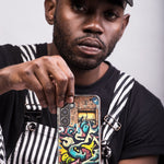 Samsung Galaxy Z Fold 4 Urban Graffiti Street Art Painting Hybrid Protective Phone Case Cover