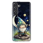 Samsung Galaxy S23 Stars Moon Starry Night Space Gnome Hybrid Protective Phone Case Cover