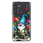 Samsung Galaxy S23 Gnome Red Purple Blue Roses Garden Hybrid Protective Phone Case Cover