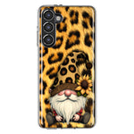 Samsung Galaxy S23 Gnome Sunflower Leopard Hybrid Protective Phone Case Cover