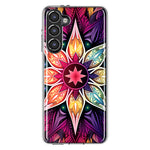 Samsung Galaxy S23 Mandala Geometry Abstract Star Pattern Hybrid Protective Phone Case Cover