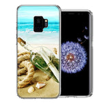 Samsung Galaxy S9 Beach Message Bottle Design Double Layer Phone Case Cover