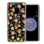 Samsung Galaxy S9 Day of the Dead Design Double Layer Phone Case Cover