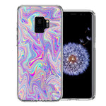 Samsung Galaxy S9 Paint Swirl Design Double Layer Phone Case Cover