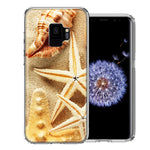 Samsung Galaxy S9 Sand Shells Starfish Design Double Layer Phone Case Cover