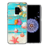 Samsung Galaxy S9 Seashell Wind chimes Design Double Layer Phone Case Cover