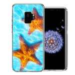 Samsung Galaxy S9 Ocean Starfish Design Double Layer Phone Case Cover