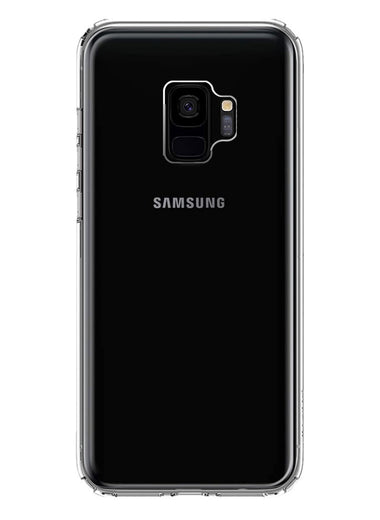 Samsung Galaxy S9 Clear Shockproof Heavy Duty Double Layer Dual Hybrid Protective Phone Case Cover