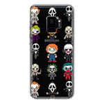 Samsung Galaxy S9 Cute Classic Halloween Spooky Cartoon Characters Hybrid Protective Phone Case Cover