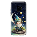 Samsung Galaxy S9 Stars Moon Starry Night Space Gnome Hybrid Protective Phone Case Cover