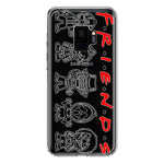 Samsung Galaxy S9 Cute Halloween Spooky Horror Scary Characters Friends Hybrid Protective Phone Case Cover