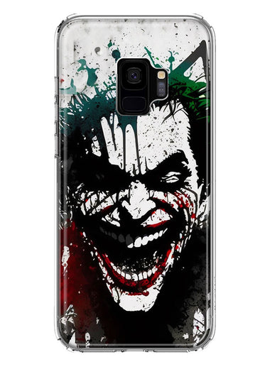 Samsung Galaxy S9 Laughing Joker Painting Graffiti Hybrid Protective Phone Case Cover