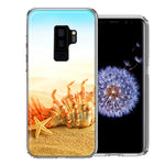 Samsung Galaxy S9 Plus Beach Shell Design Double Layer Phone Case Cover