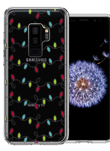 Samsung Galaxy S9 Plus Vintage Christmas Lights Design Double Layer Phone Case Cover