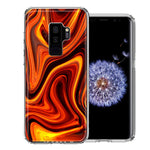 Samsung Galaxy S9 Plus Fire Abstract Design Double Layer Phone Case Cover