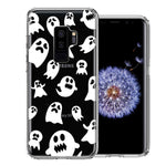 Samsung Galaxy S9 Plus Halloween Spooky Ghost Design Double Layer Phone Case Cover