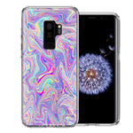 Samsung Galaxy S9 Plus Paint Swirl Design Double Layer Phone Case Cover