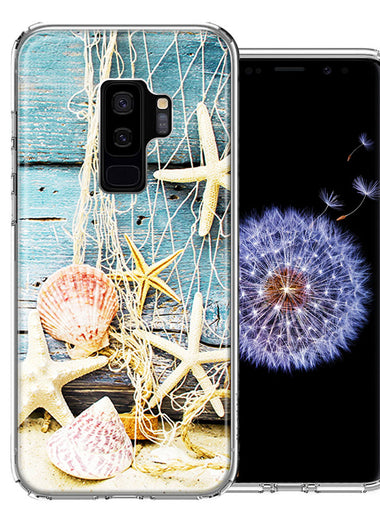 Samsung Galaxy S9 Plus Starfish Net Design Double Layer Phone Case Cover
