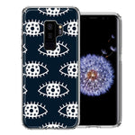 Samsung Galaxy S9 Plus Starry Evil Eyes Design Double Layer Phone Case Cover