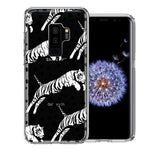 Samsung Galaxy S9 Plus Tiger Polkadots Design Double Layer Phone Case Cover