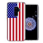 Samsung Galaxy S9 Plus USA American Flag  Design Double Layer Phone Case Cover