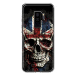 Samsung Galaxy S9 Plus British UK Flag Skull Hybrid Protective Phone Case Cover