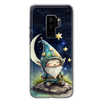 Samsung Galaxy S9 Plus Stars Moon Starry Night Space Gnome Hybrid Protective Phone Case Cover