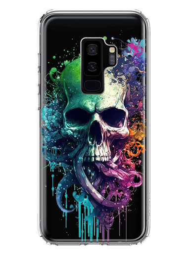 Samsung Galaxy S9 Plus Fantasy Octopus Tentacles Skull Hybrid Protective Phone Case Cover