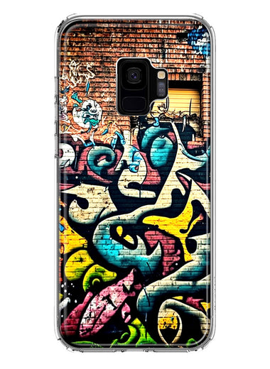 Samsung Galaxy S9 Urban Graffiti Wall Art Painting Hybrid Protective Phone Case Cover