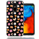 LG Stylo 4 Mexican Pan Dulce Cafecito Coffee Concha Polka Dots Double Layer Phone Case Cover