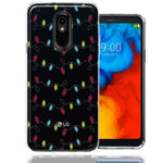 LG Stylo 5 Vintage Christmas Lights Design Double Layer Phone Case Cover