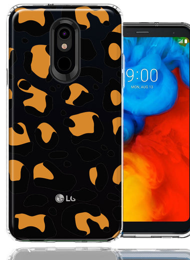 LG Stylo 5 Classic Animal Wild Leopard Jaguar Print Double Layer Phone Case Cover