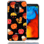 LG Aristo 4/Escape PLUS/Tribute Royal Thanksgiving Autumn Fall Design Double Layer Phone Case Cover