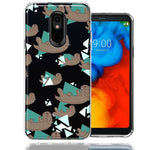 LG K40 Cute Otter Design Double Layer Phone Case Cover