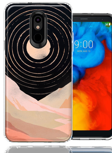 LG Stylo 5 Desert Mountains Design Double Layer Phone Case Cover
