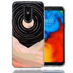 LG Stylo 5 Desert Mountains Design Double Layer Phone Case Cover