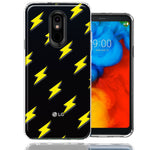 LG K40 Electric Lightning Bolts Design Double Layer Phone Case Cover