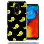 LG Stylo 5 Tropical Bananas Design Double Layer Phone Case Cover