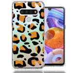 LG Stylo 6 Classic Animal Wild Leopard Jaguar Print Double Layer Phone Case Cover